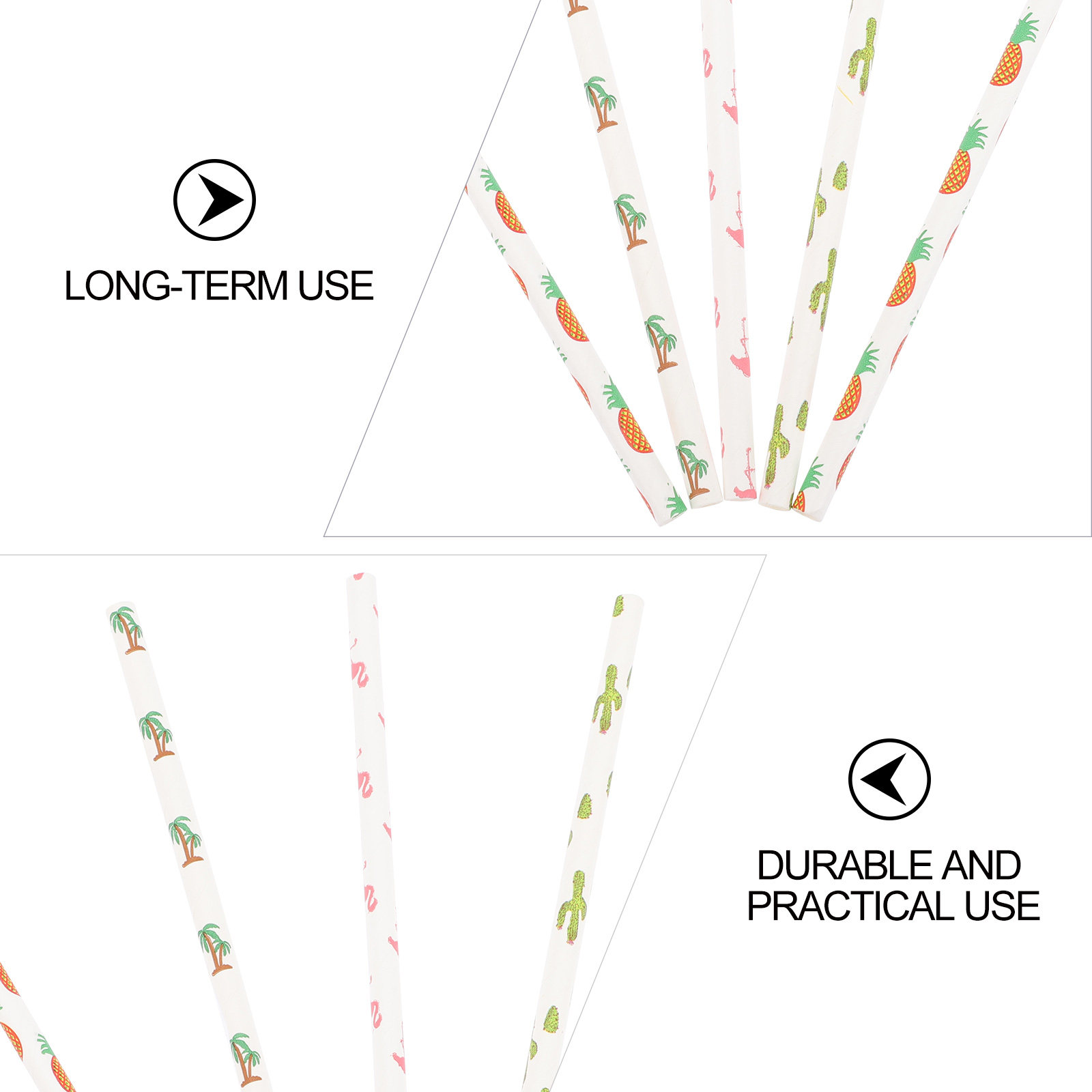 100 Adet Renkli, Tek Kullanıml - Paper Straw Color incelemesi ve fiyatı