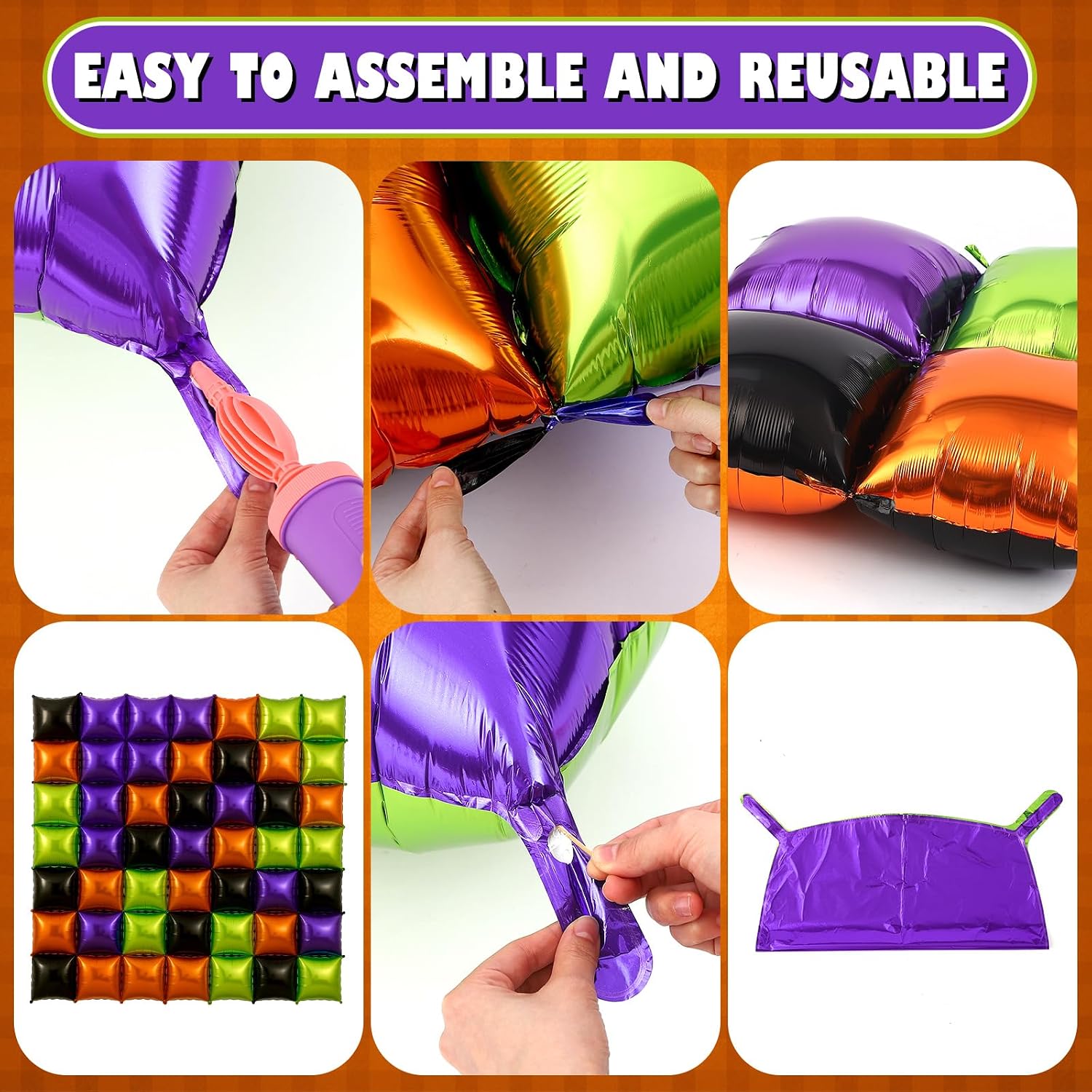 50 Adet Cadılar Bayramı Balon  - Balloon Arch Kit incelemesi ve fiyatı
