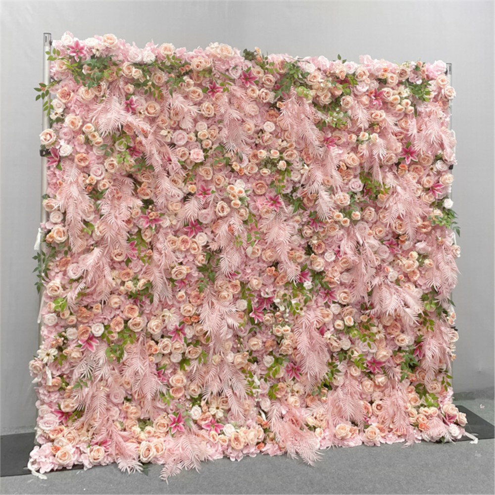 Uflower 5D Pembe Gül Kumaş Çiç - Flower Wall Panel incelemesi ve fiyatı