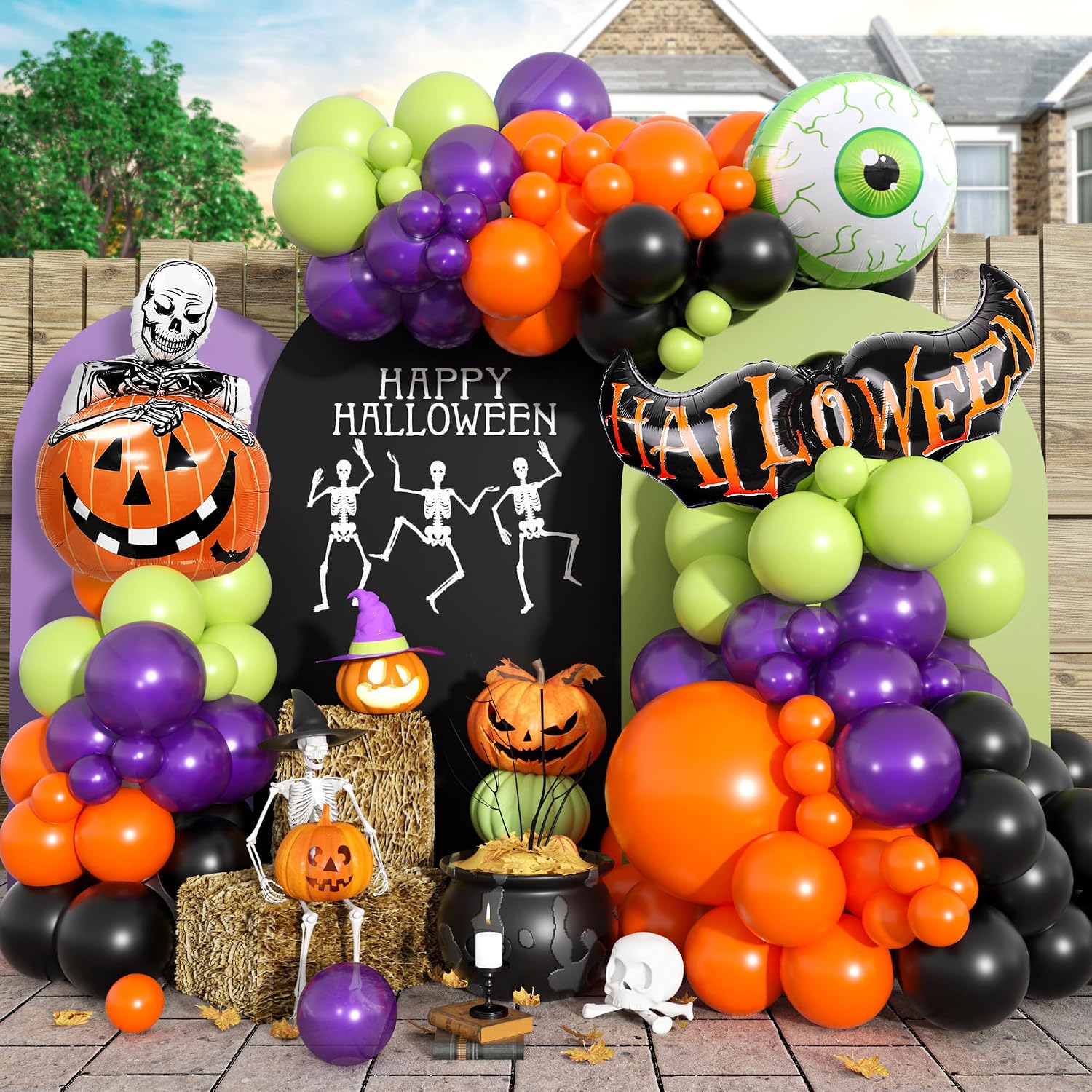 Cadılar Bayramı Balon Çelenk K - Balloon Arch Kit incelemesi ve fiyatı