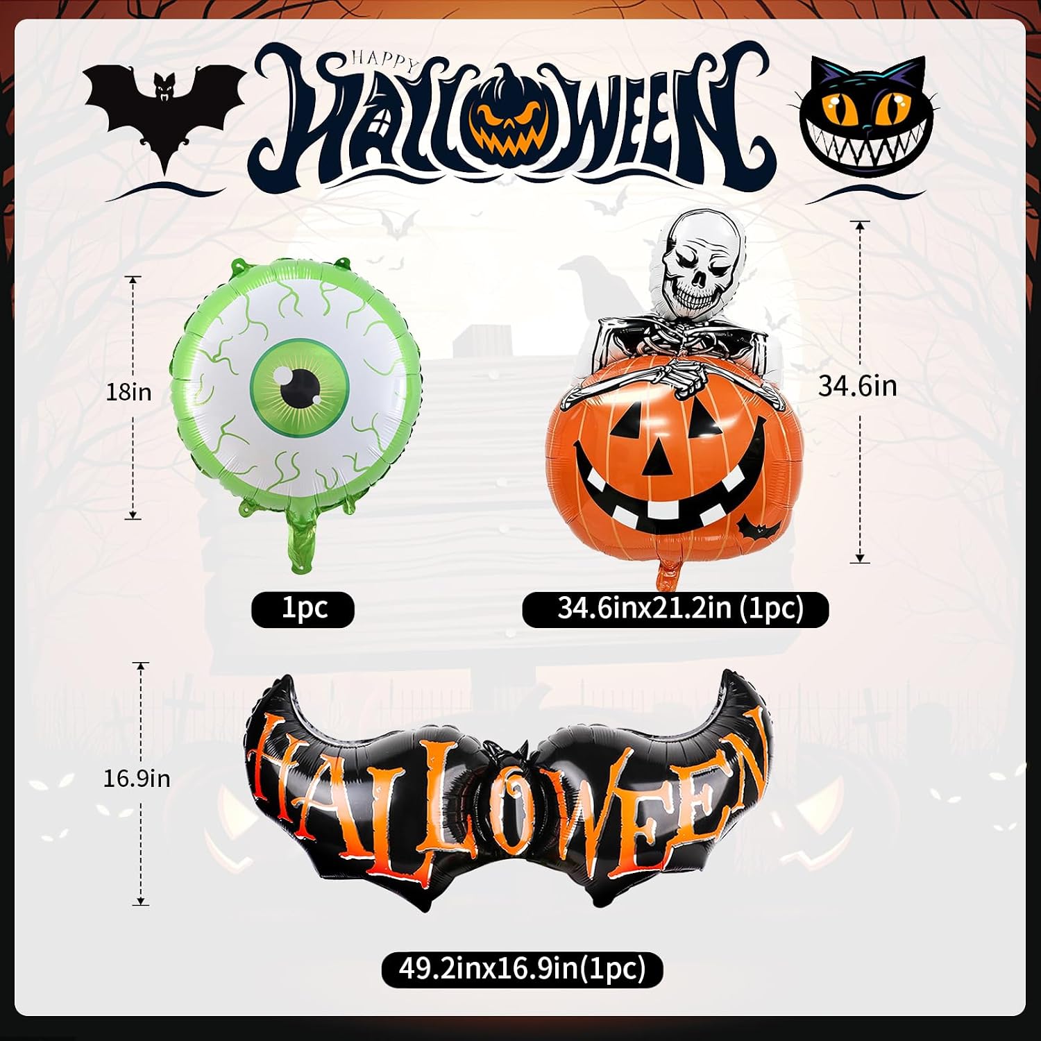 Cadılar Bayramı Balon Çelenk K - Balloon Arch Kit incelemesi ve fiyatı