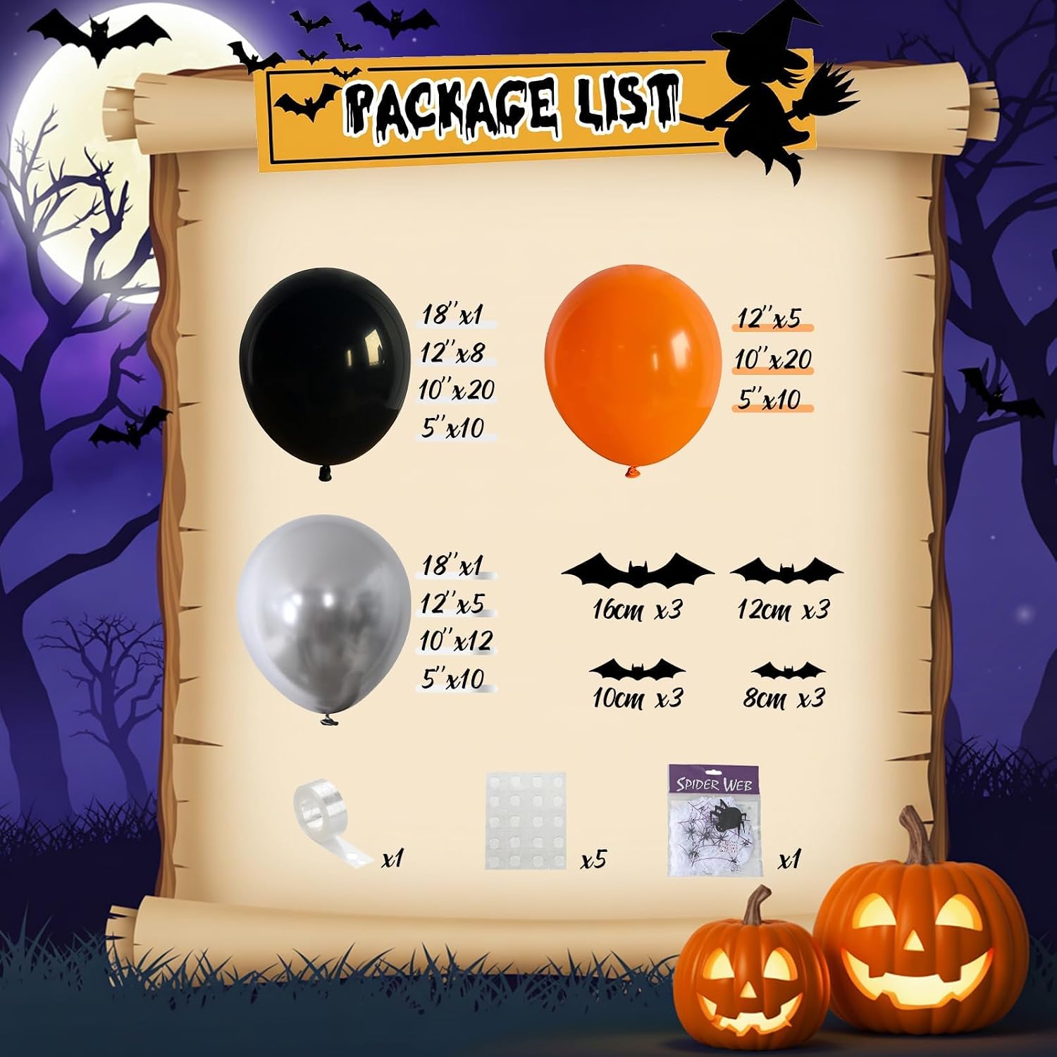 Cadılar Bayramı Balon Kemeri S - Balloon Arch Kit incelemesi ve fiyatı